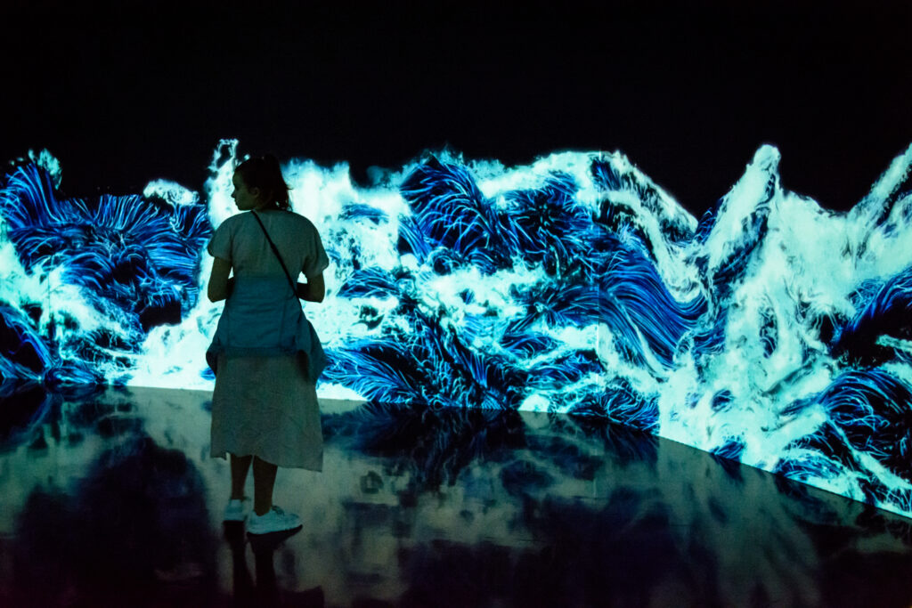 Arte digital inmersivo de TeamLab Borderless